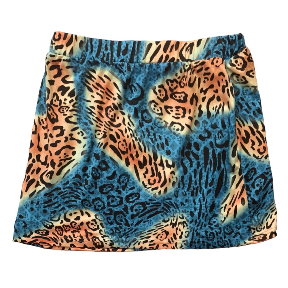 BOGO Ombre Leopard Print Short Mini Skirt | SHEIN | Sz: 2 (XS)